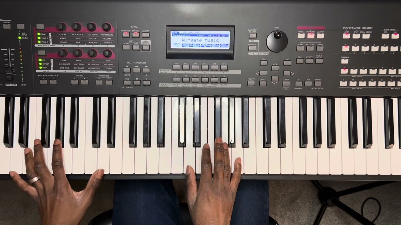 [Piano Tutorial] Jesus Is The Light - Florida Mass Choir