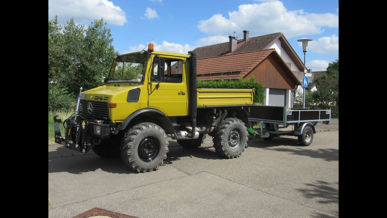 Unimog - Spezialanhänger im Eigenbau