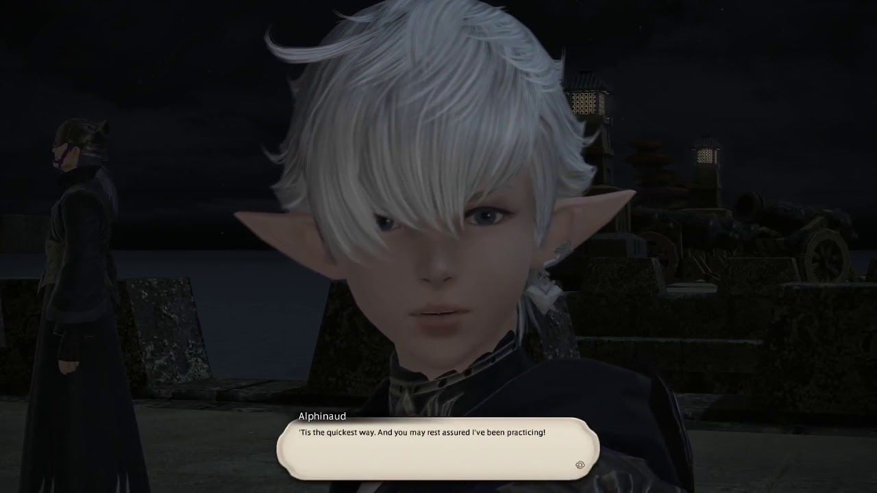 Alphinaud goes for a swim