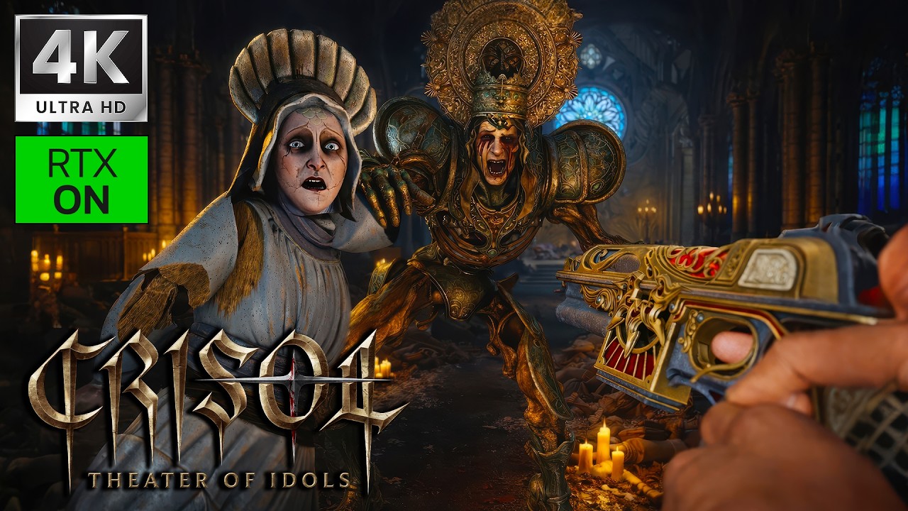 Смесь Resident Evil и  Bioshock ➤ CRISOL: THE THEATRE OF IDOLS ➤ 4K/60fps RTX ON ➤ Прохождение 1