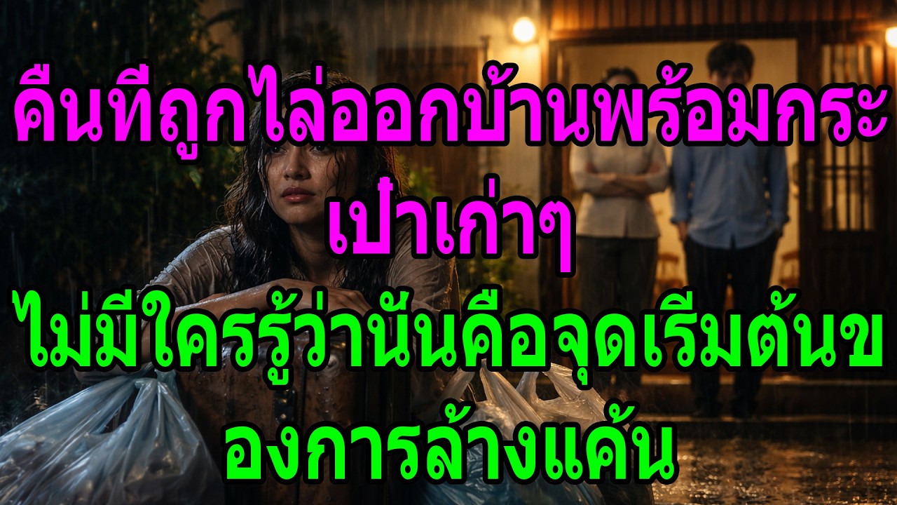คืนที่ถูกไล่ออกบ้านพร้อมกระเป๋าเก่าๆ ไม่มีใครรู้ว่านั่นคือจุดเริ่มต้นของการล้างแค้น