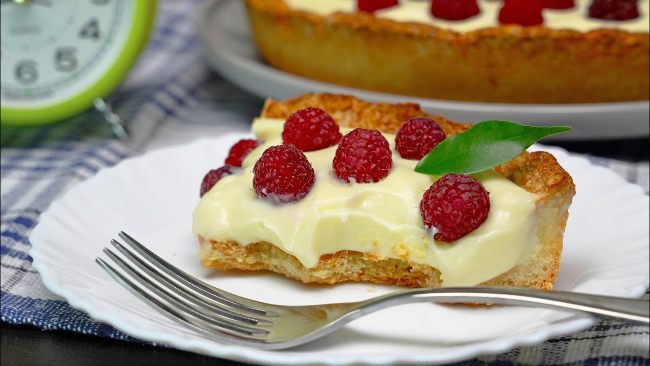 НЕЖНЕЙШИЙ ДЕСЕРТ! 😍 КРЕМОВЫЙ ТАРТ с ягодами | Простой Рецепт к чаю | Кулинарим с Таней