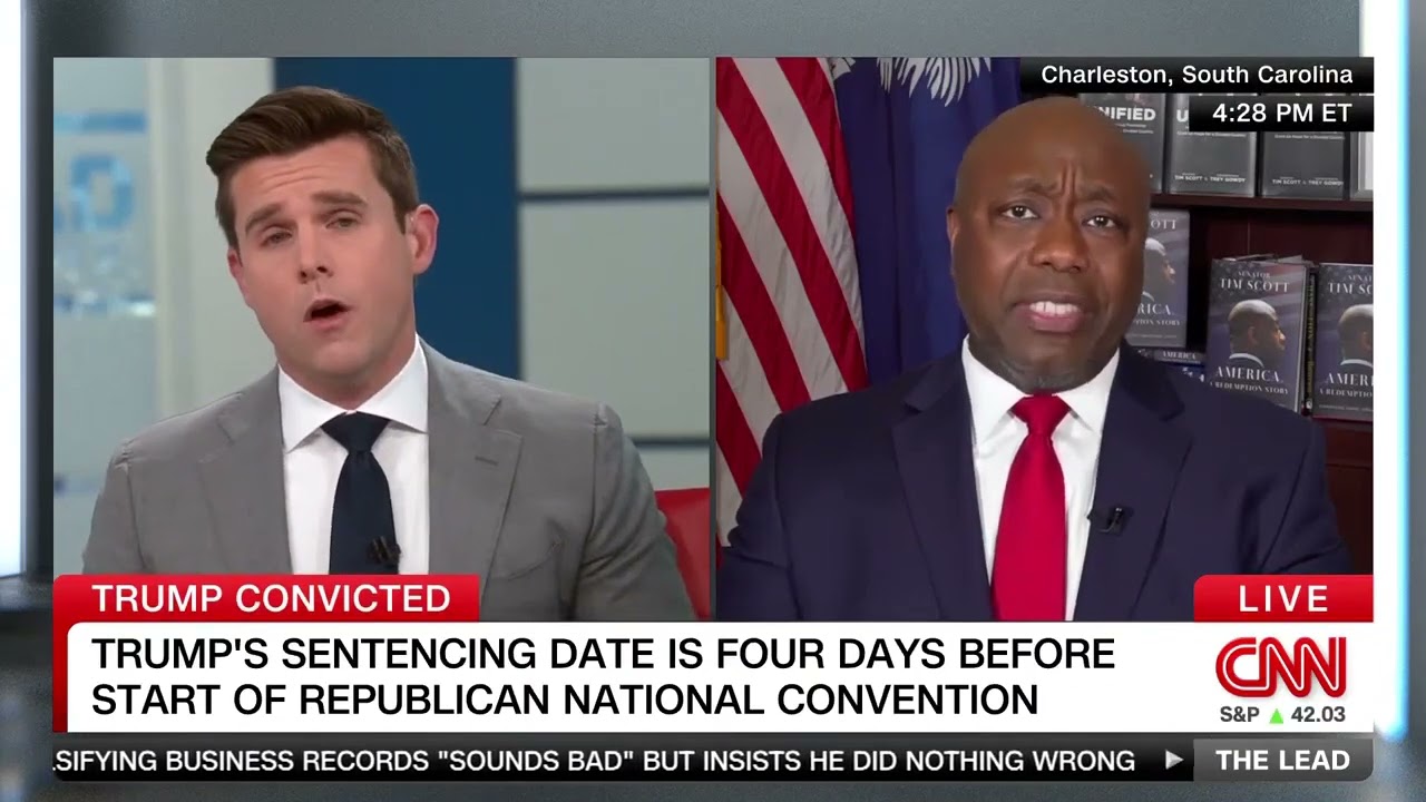 Phil Mattingly corrects Tim Scott's claim violence doesn't happen under Trump