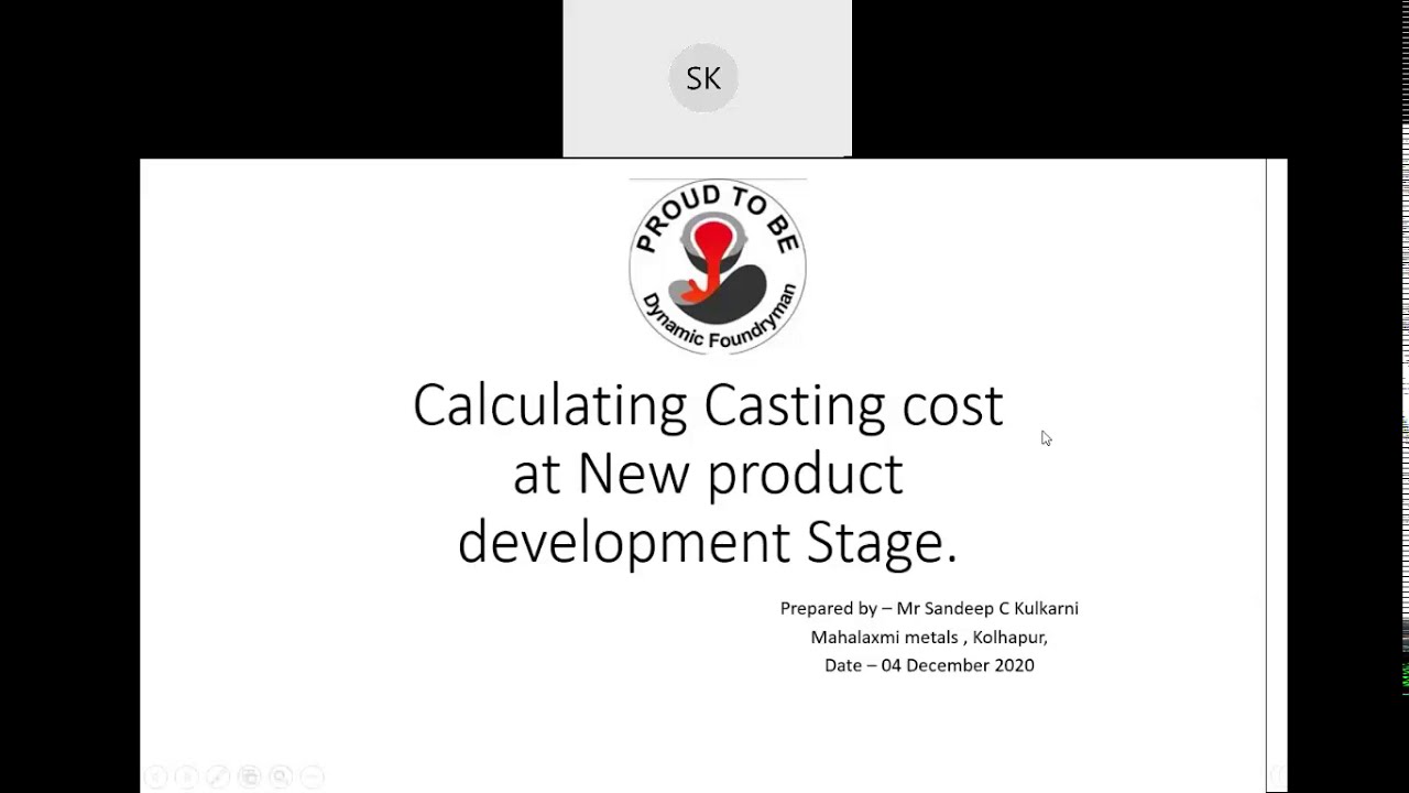 Calculating Casting Cost at new product Development Stage