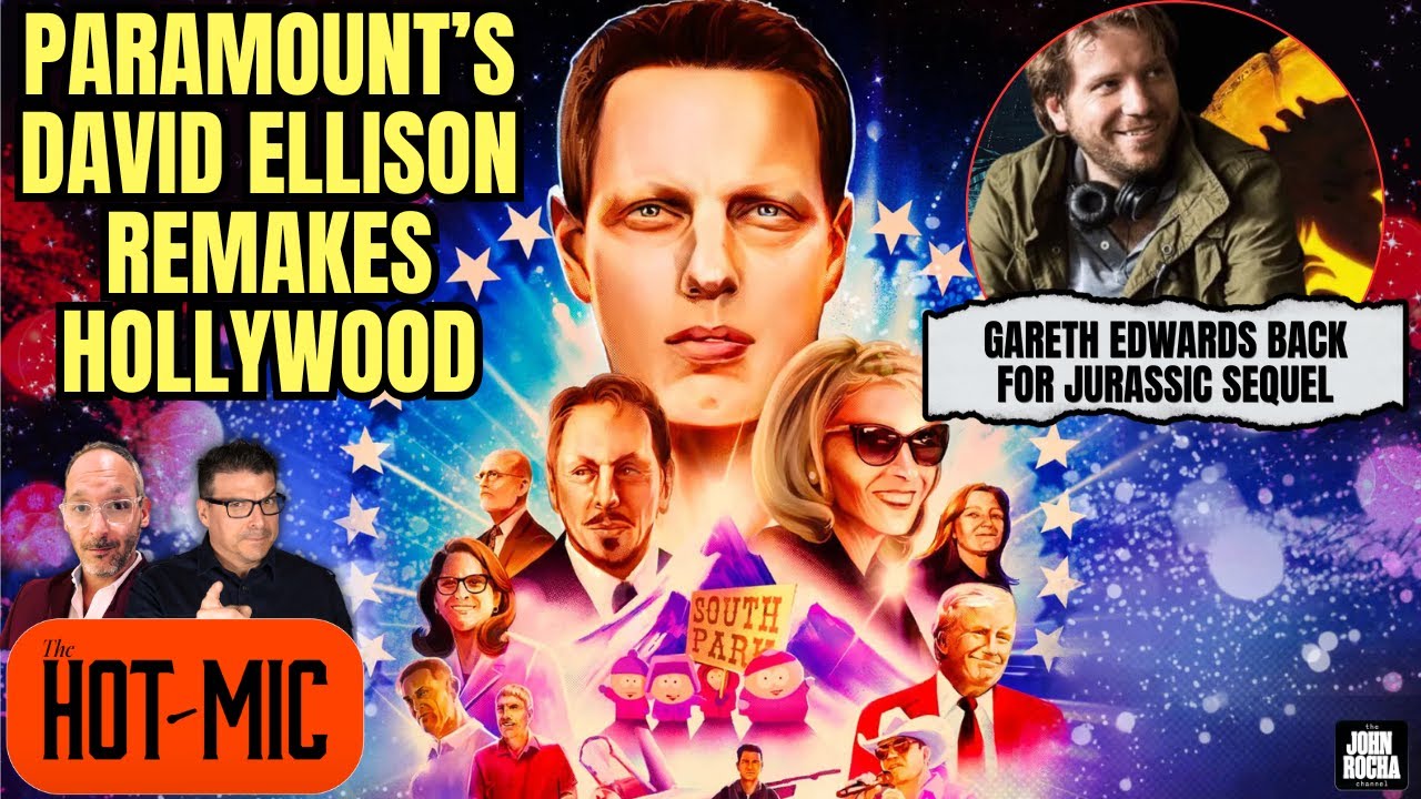Paramount's David Ellison Remakes Hollywood, Gareth Edwards Back For Jurassic Park | THE HOT MIC