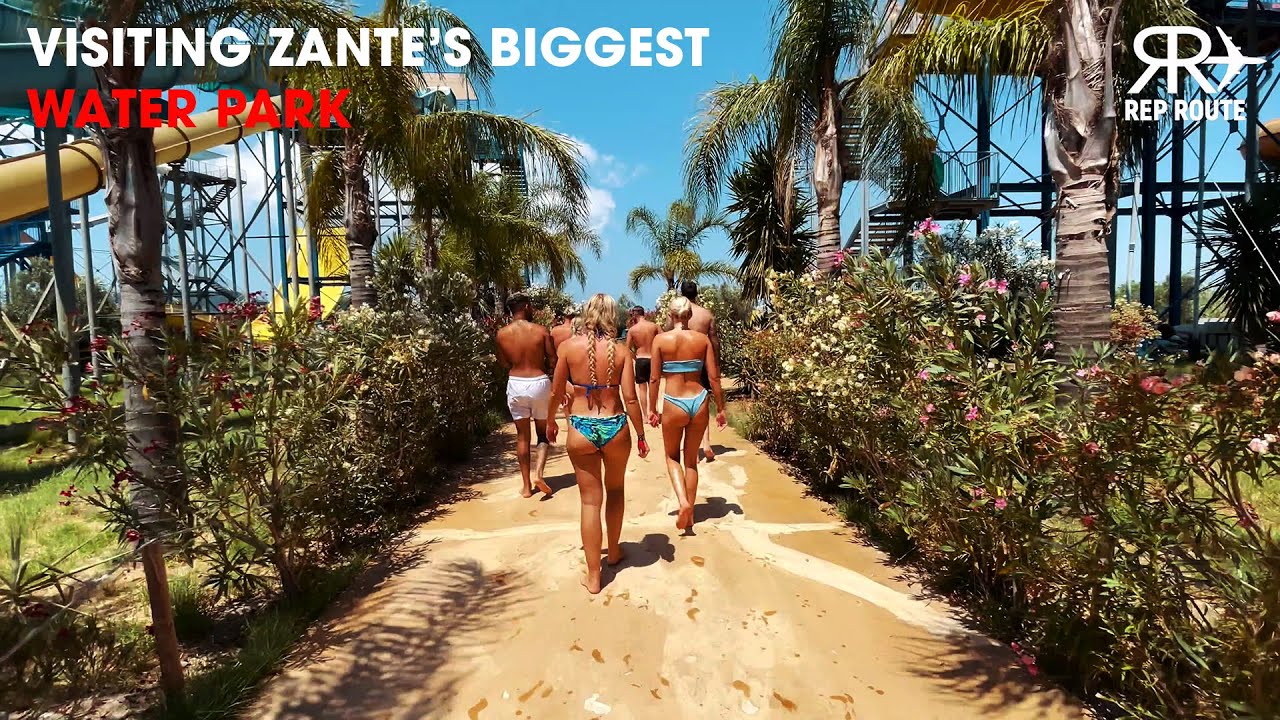 Visiting Zante's BIGGEST Water Park (EPIC SLIDES, LAZY RIVER, AND MORE!)
