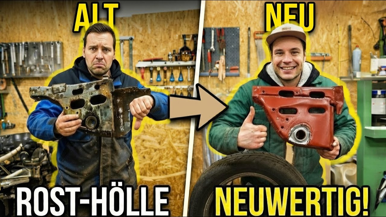 Aus ROST-HÖLLE wird NEU: Achsaufnahme einschweißen am Ford Taunus Folge #16