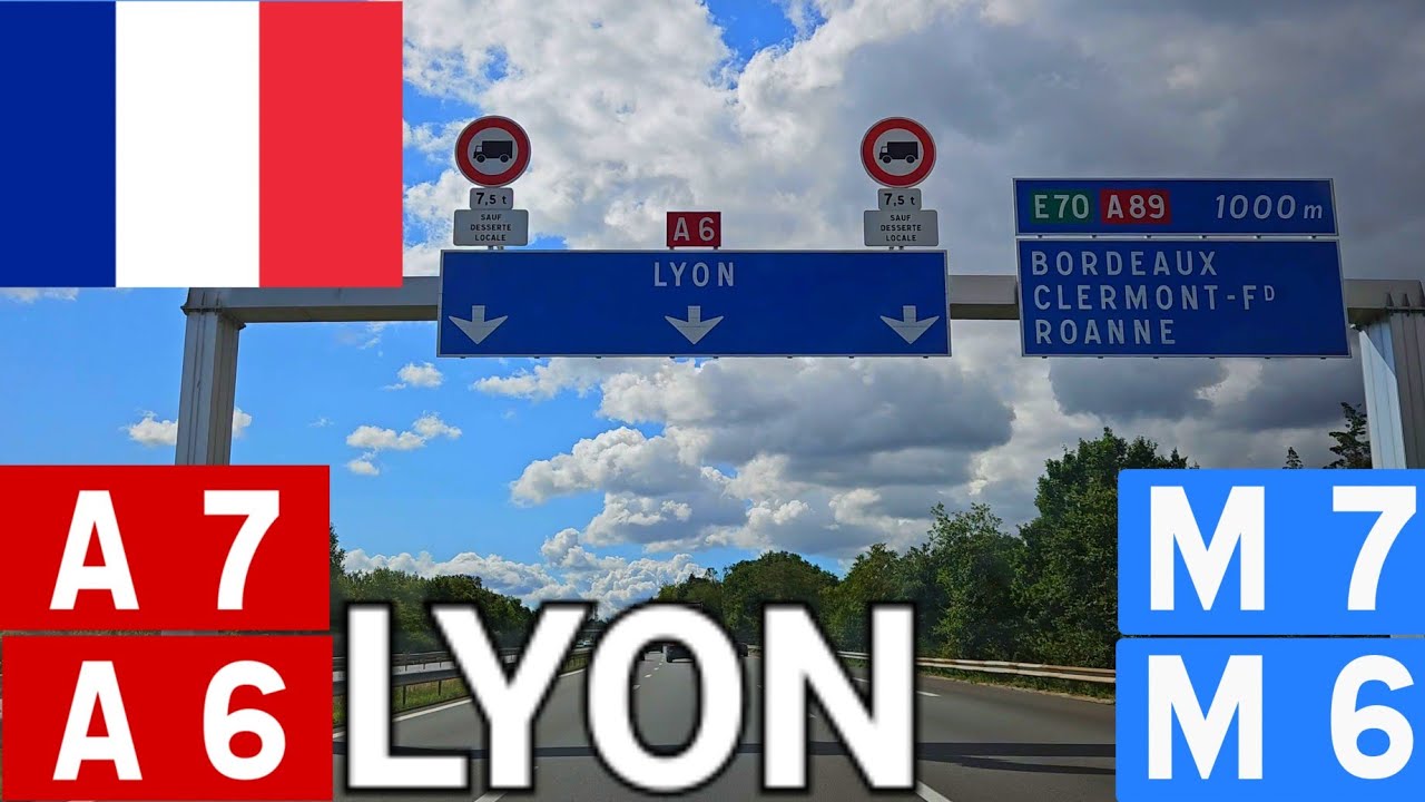 through Lyon  A6+A7 (M6+M7)