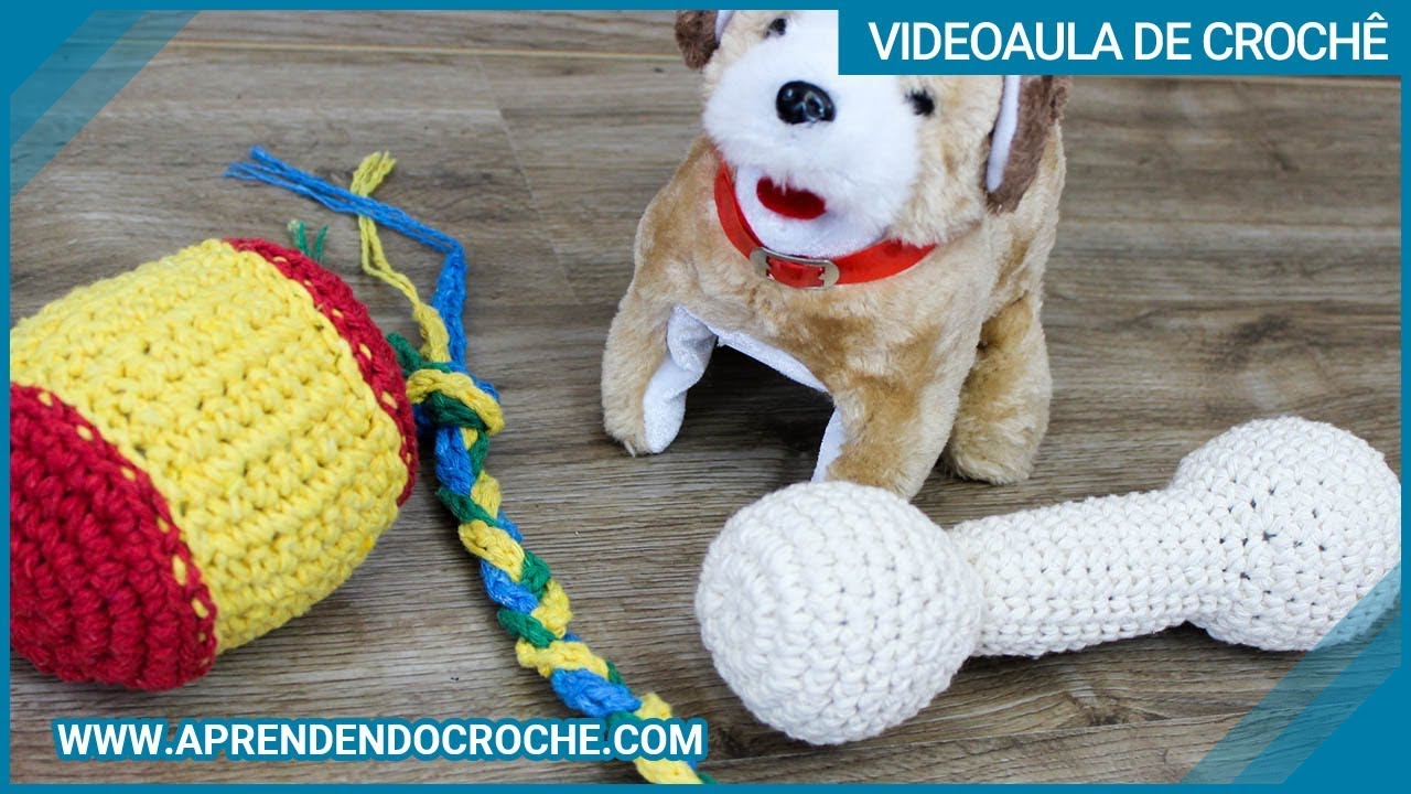 Kit Brinquedos Croch&ecirc; Pet - Aprendendo Croch&ecirc;