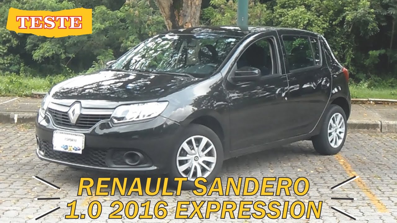 COMPREI,VALEU A PENA? TESTE RENAULT SANDERO 1.0 2016