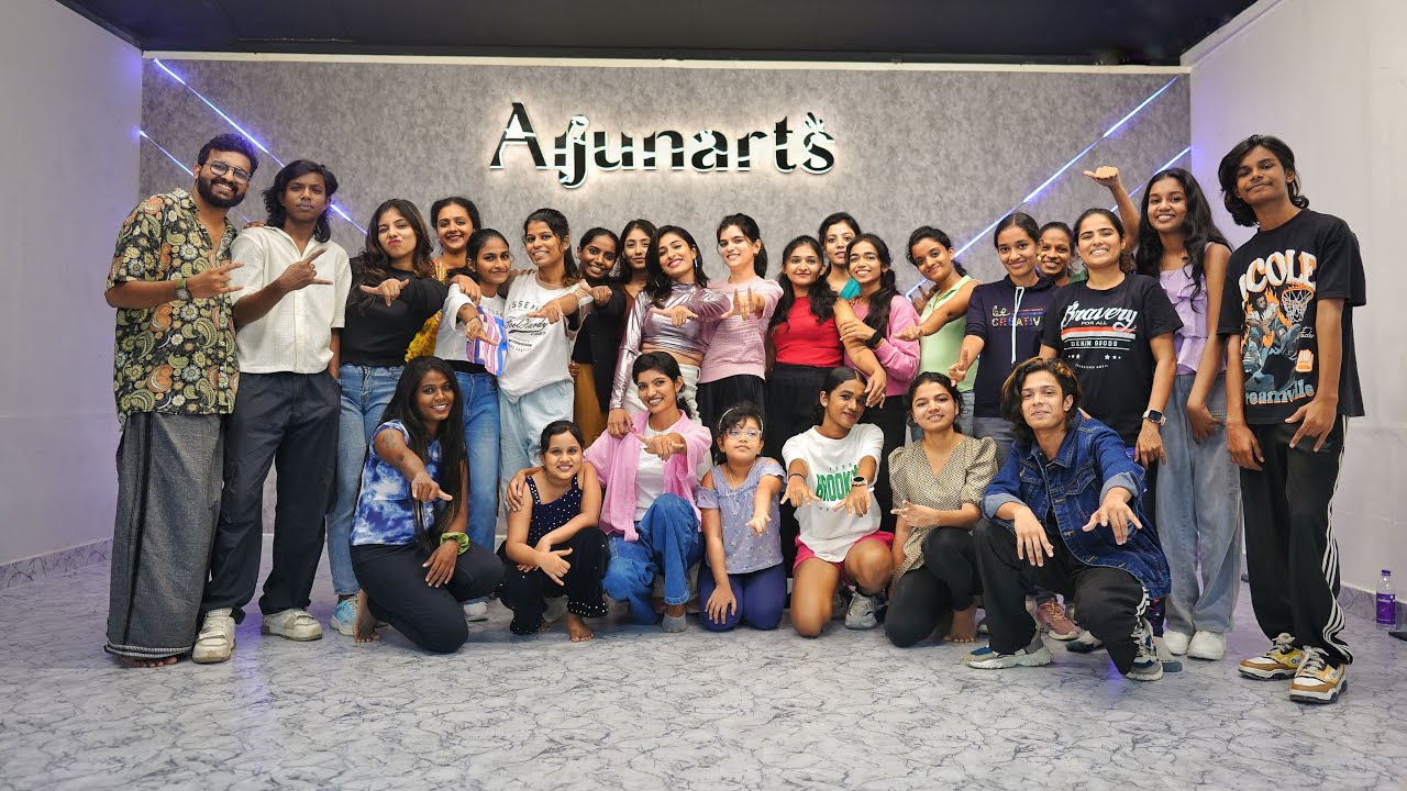 Workshop Day💃🏻⚡️🕺 | Choreography Workshop by Vrindharjun | Arjunarts Studio