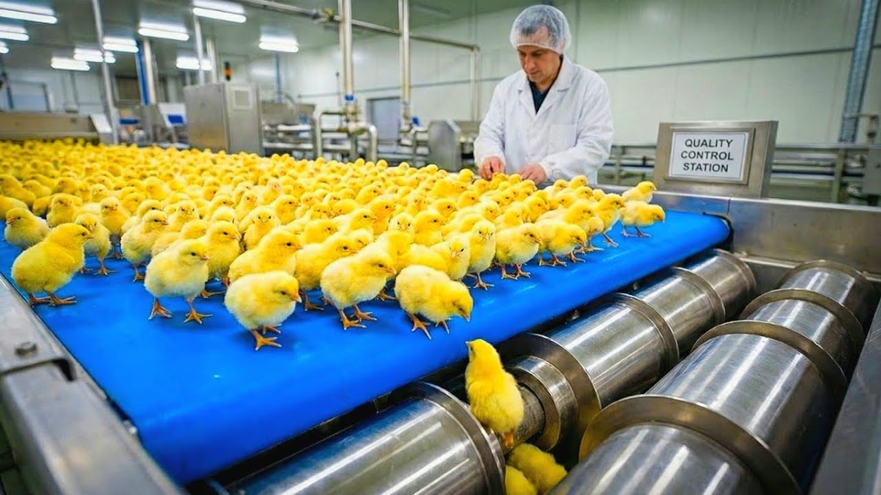 Inside A Mega Chicken City: 1 Million Eggs to Harvest (Full Process) 