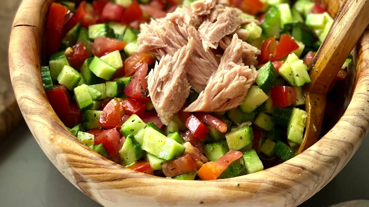 Tunisian Salad - Slata Tounsia