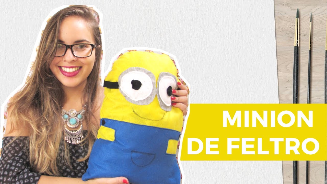 COMO FAZER UMA ALMOFADA DOS MINIONS? MINIONS CUSHION