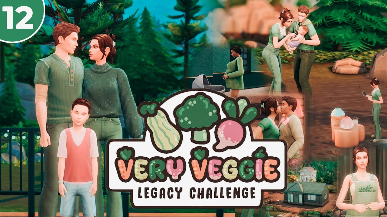 ЗАКАНЧИВАЕМ ПОКОЛЕНИЕ БРОККОЛИ🥦 | Very Veggie Legacy #12 | The Sims 4