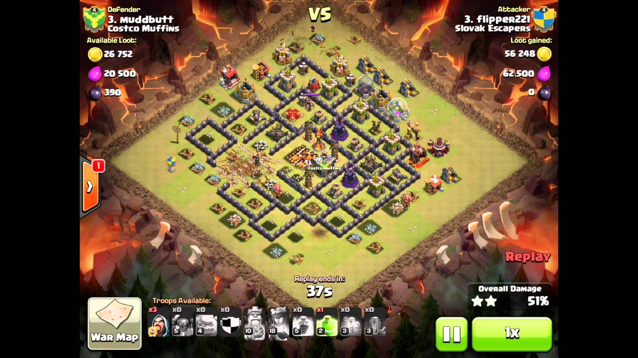 Flipper | champions league | clash of clans | TH10 |