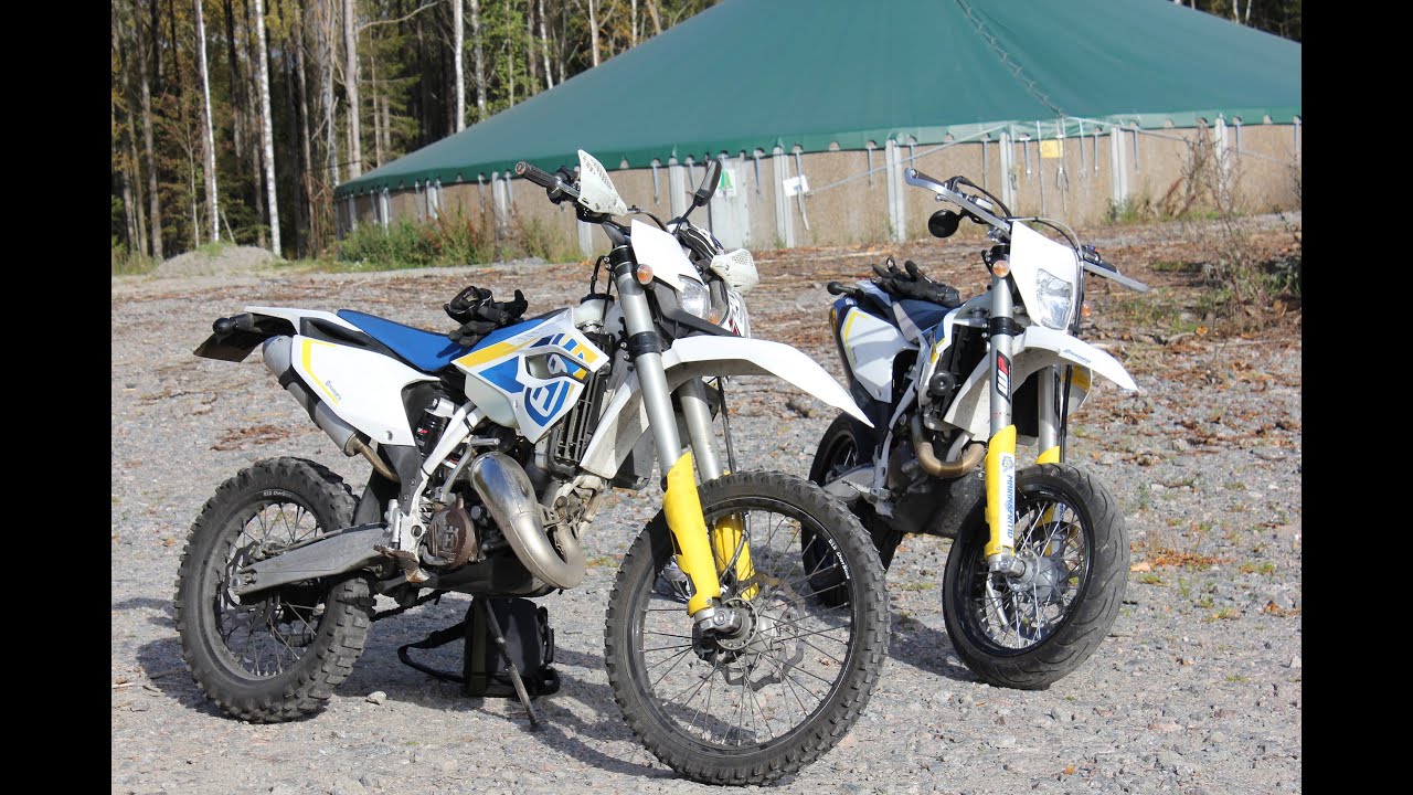 Husqvarna TE 125 Ride + VS FE 450 (No wind noise)
