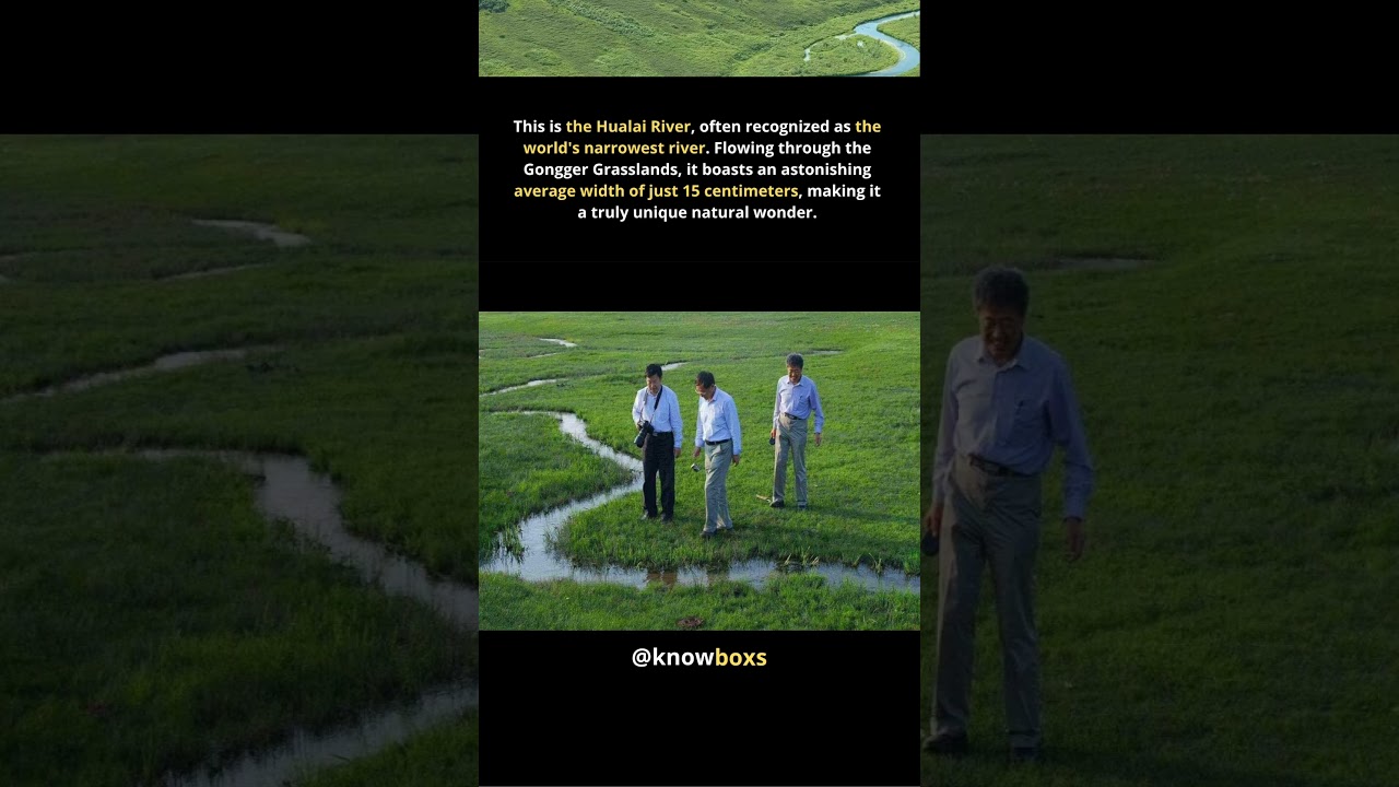 Hualai River &ndash; The World's Narrowest River