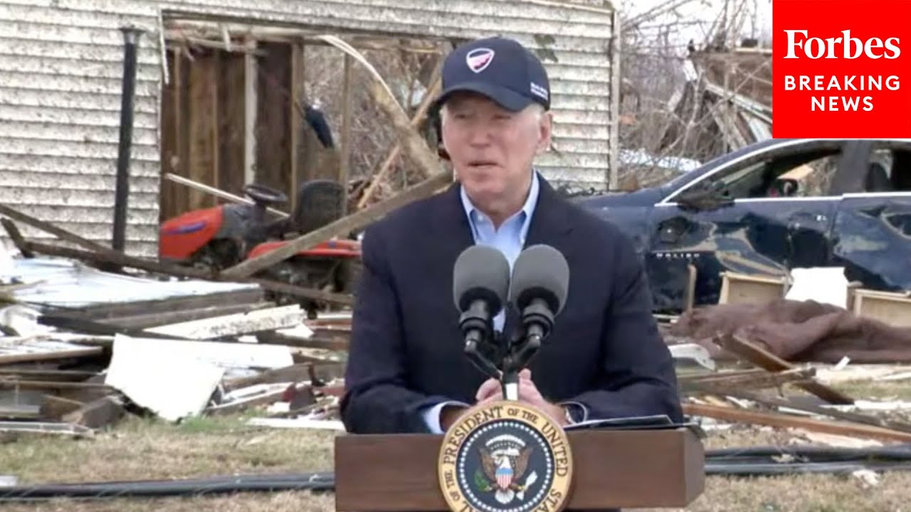 President Biden Visits Kentucky After It Was Hit By Deadly Tornado