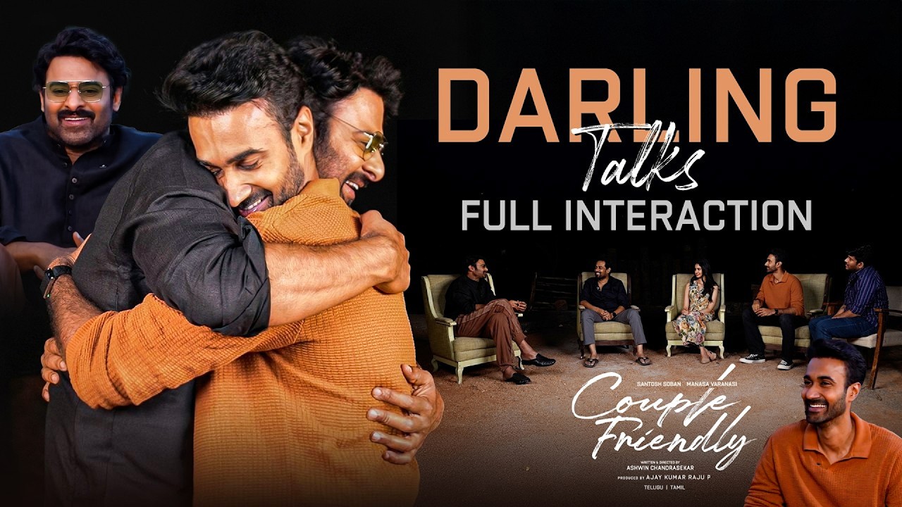 DARLING Talks Full Interaction | Couple Friendly | Prabhas | Santosh Soban, Manasa Varanasi | Ashwin