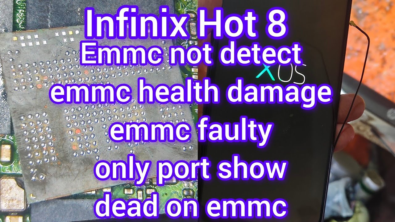 Infinix Hot 8 Emmc Fault Fix#tech #smartphone #repair #mobilephone #fix #cellphone 
