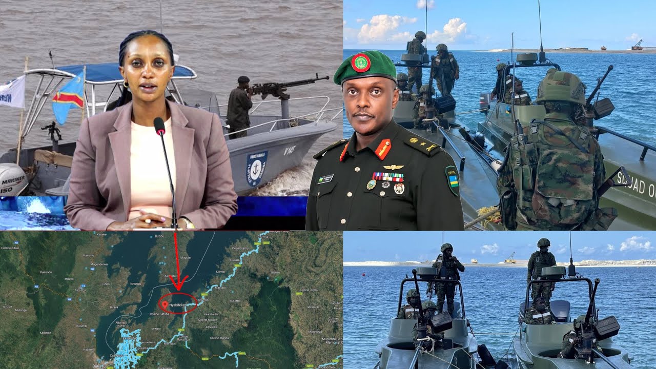 🔴BREAKING: BIRAVUGWA KO INGABO ZA CONGO ZARASHE KU BWATO BW'INGABO Z'U RWANDA ZIRWANIRA MU MAZI