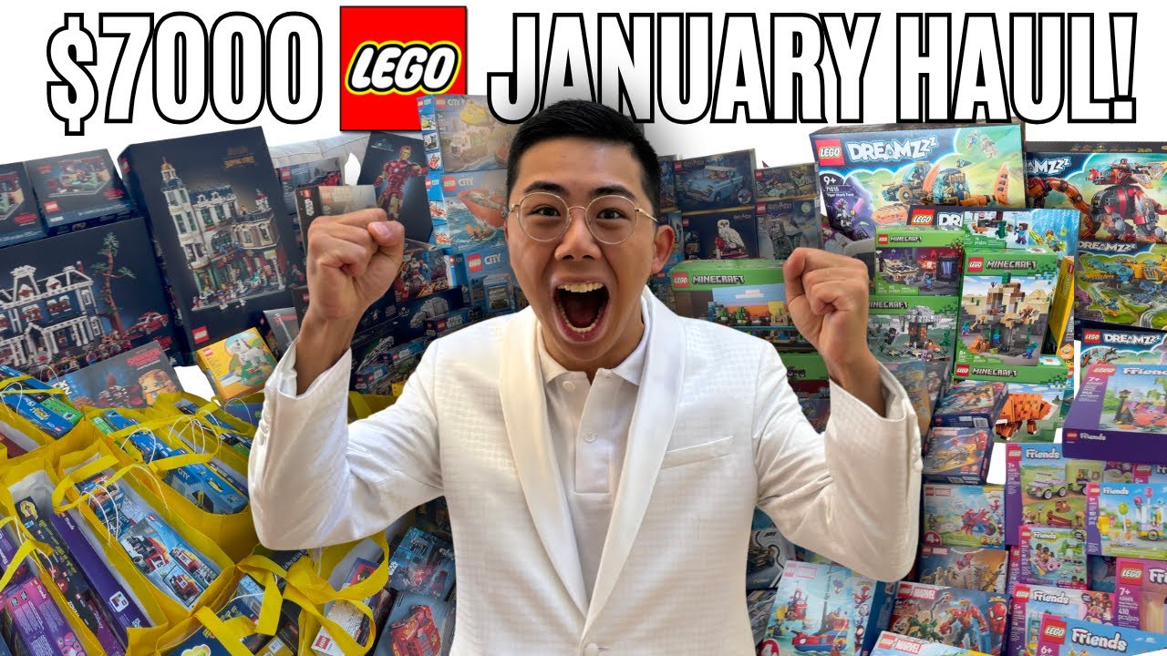 My $7000 January 1, 2026 LEGO MegaHaul!