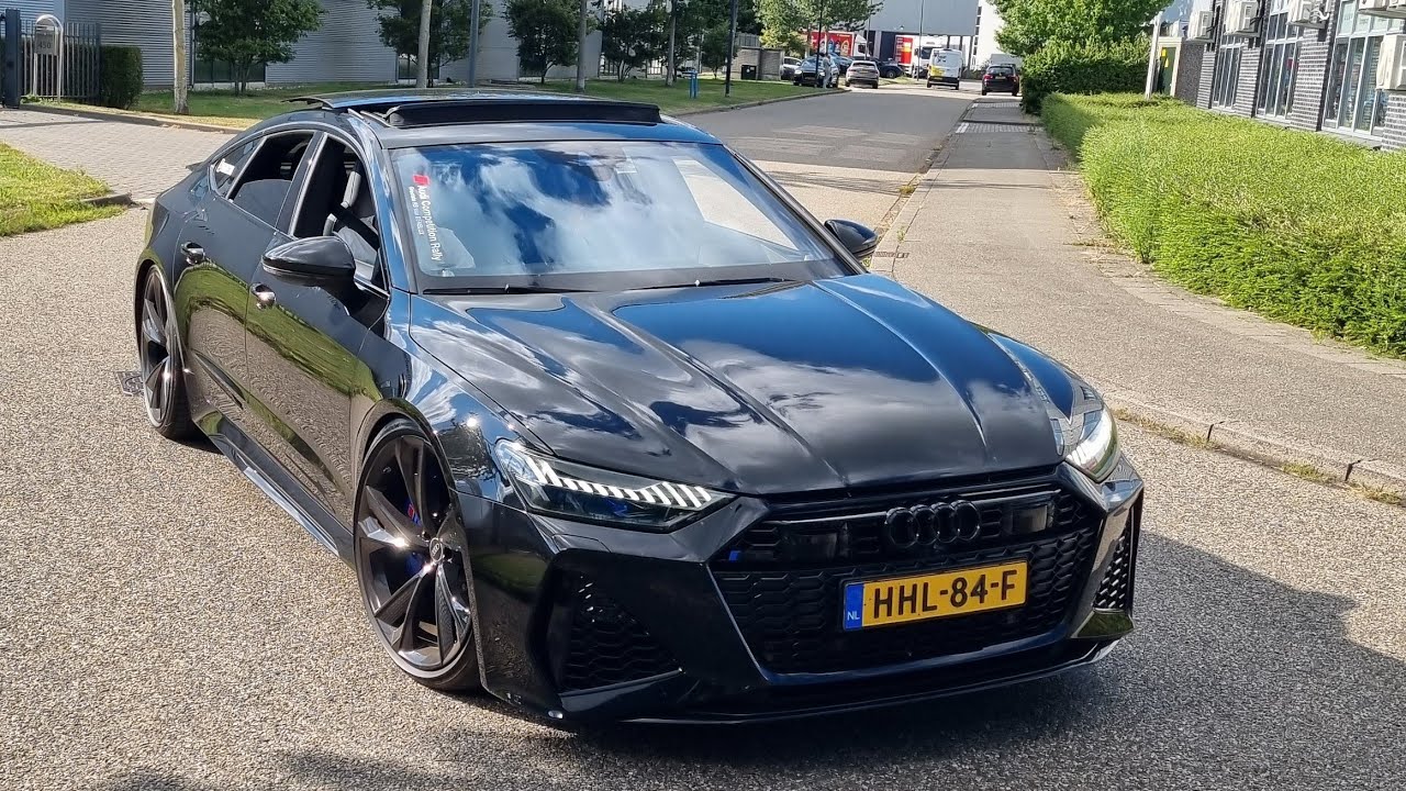 60+ Modified Audi RS Cars Accelerating LOUD! GIRLS SITTING ON R8, RS6-R, RSQ8, RS7 C8, RS4 B7...