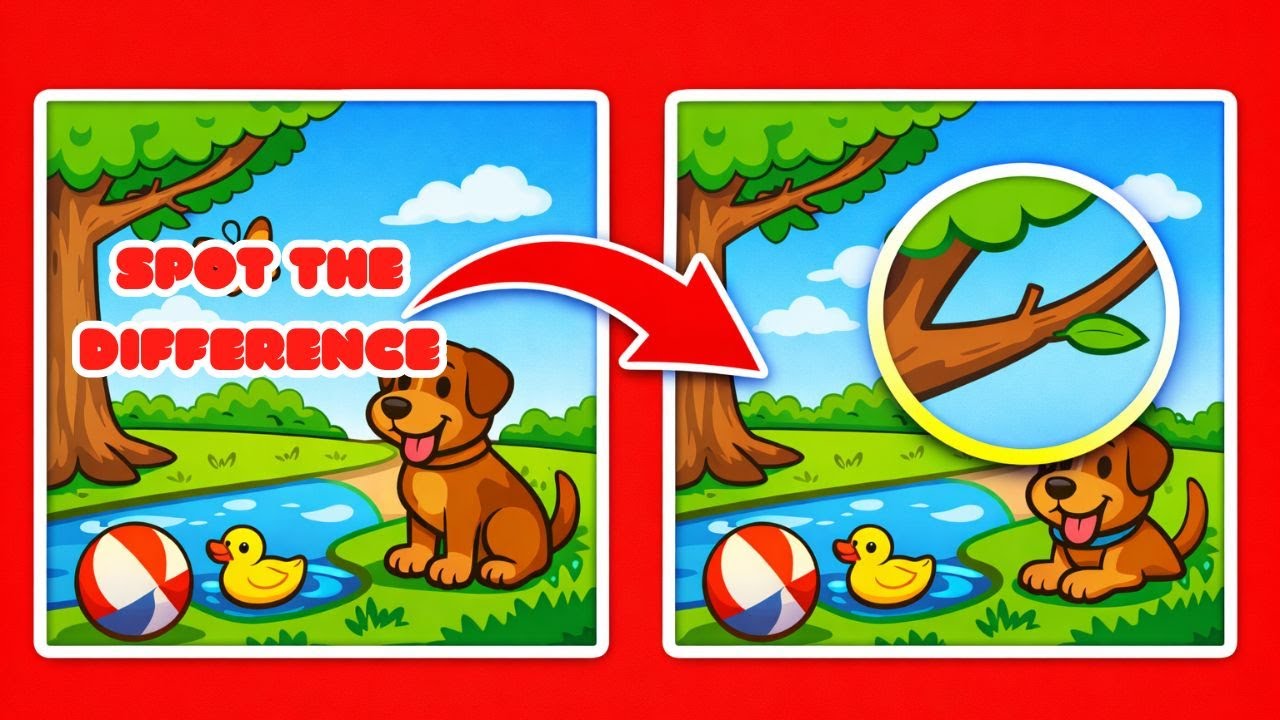 Spot the Difference! | Interactive Game for Kids