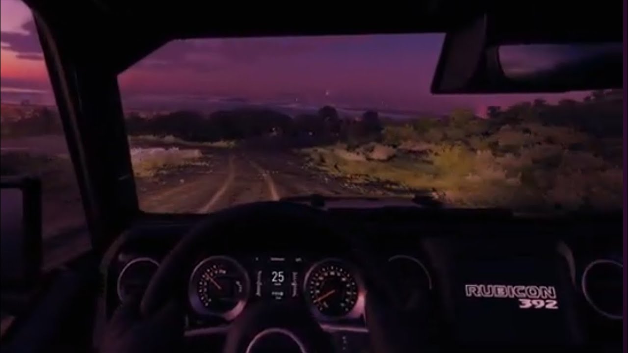 Late Night chill drive POV (Pure sound)- jeep Wrangler V8 Rubicon