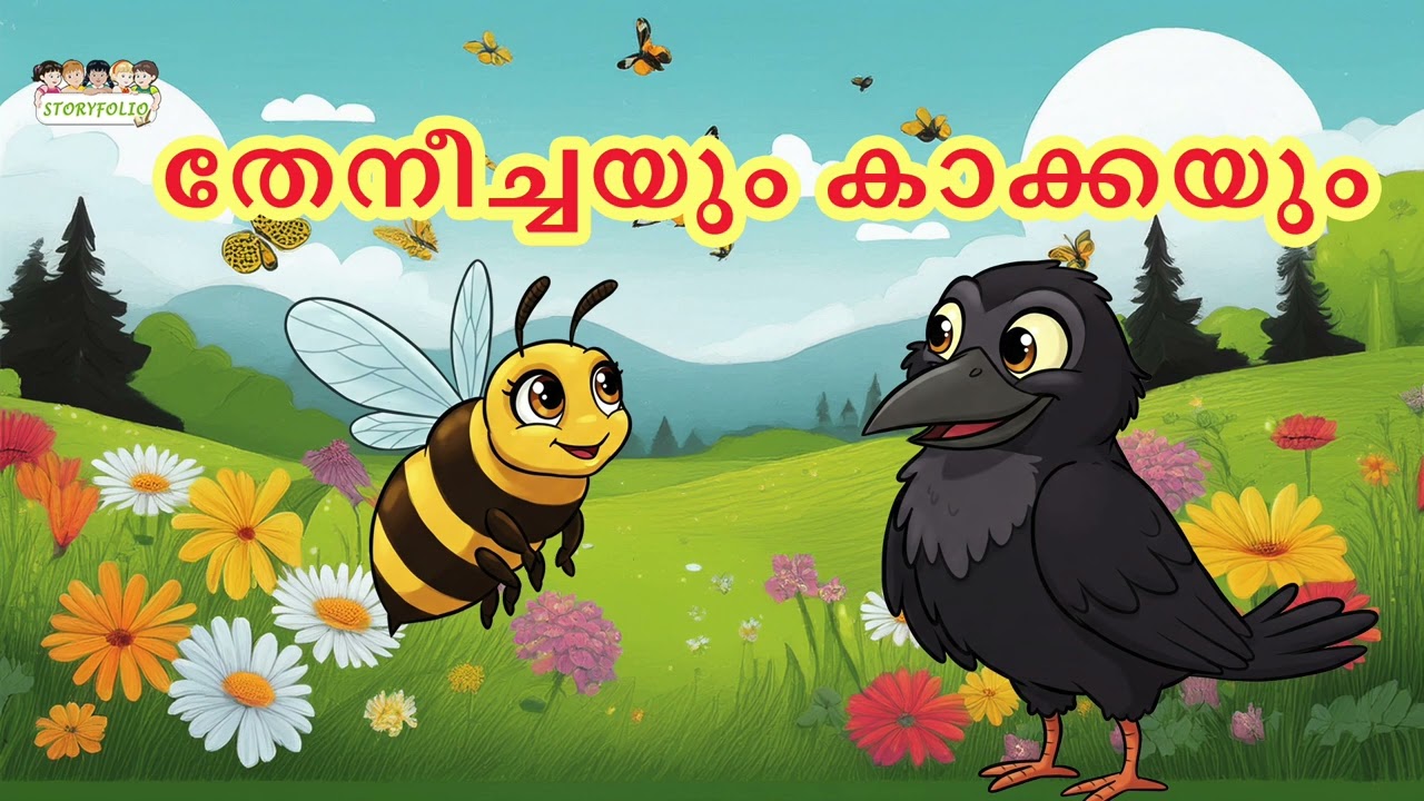 Theeneechayum Kaakkayum | തേനീച്ചയും കാക്കയും   - Story 229