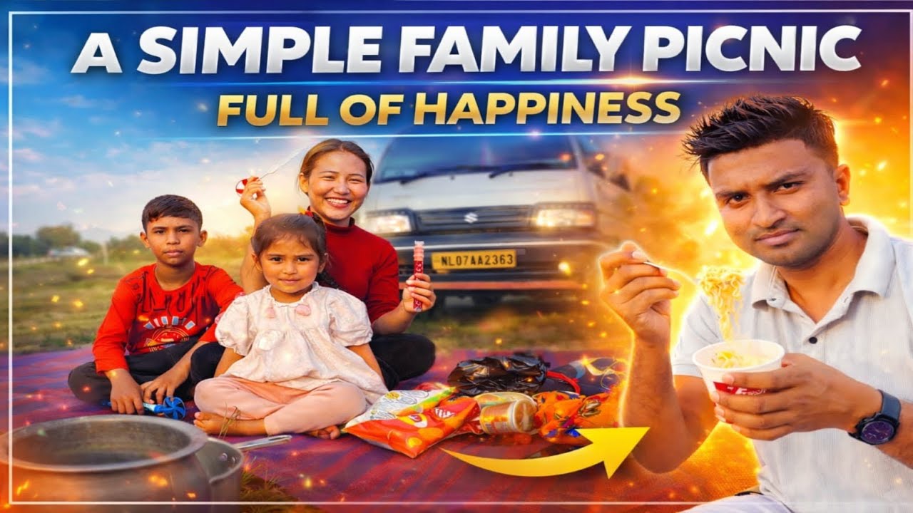 A Simple Family Picnic🧺Full of Happiness😇😇