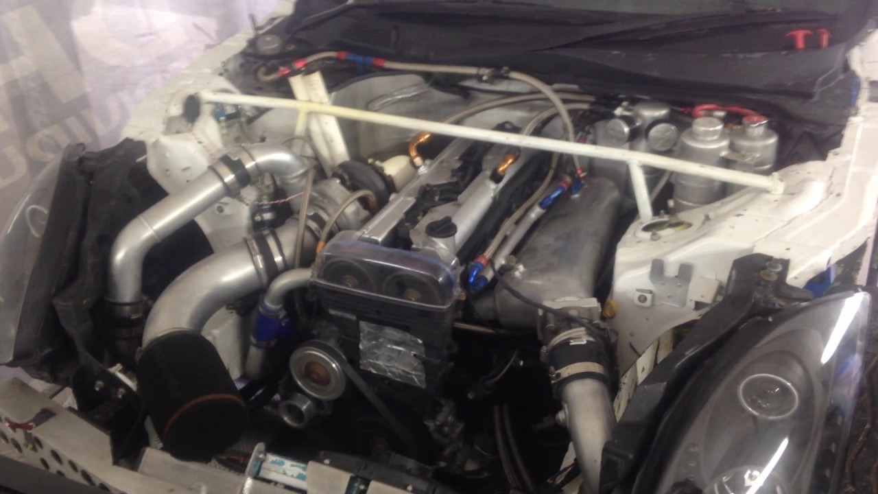 HK-Power G35 2JZ - Driftcar Engine Bay