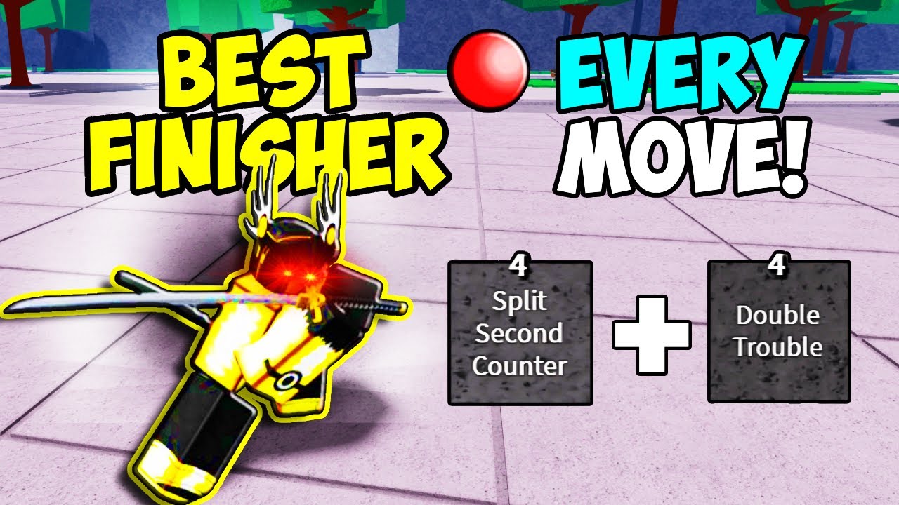 What If You Use All MOVES + SPLIT SECOND FINISHER in The Strongest Battlegrounds