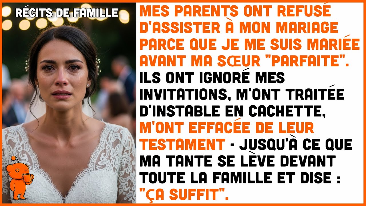 Mes parents ont refusé d'assister à mon mariage parce que je me suis mariée avant ma sœur 