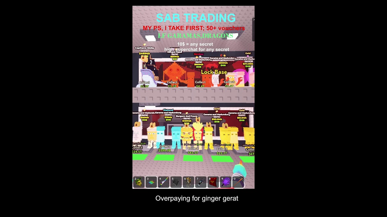 TRADING WITH MY SUBSCRIBER LF SAB ,DRAGONS,GARAMA