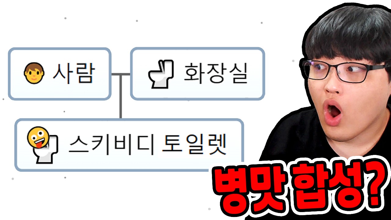 인피니티 크래프트 사람+화장실=스키비디 토일렛?! [인피니티 크래프트 / infinite craft]