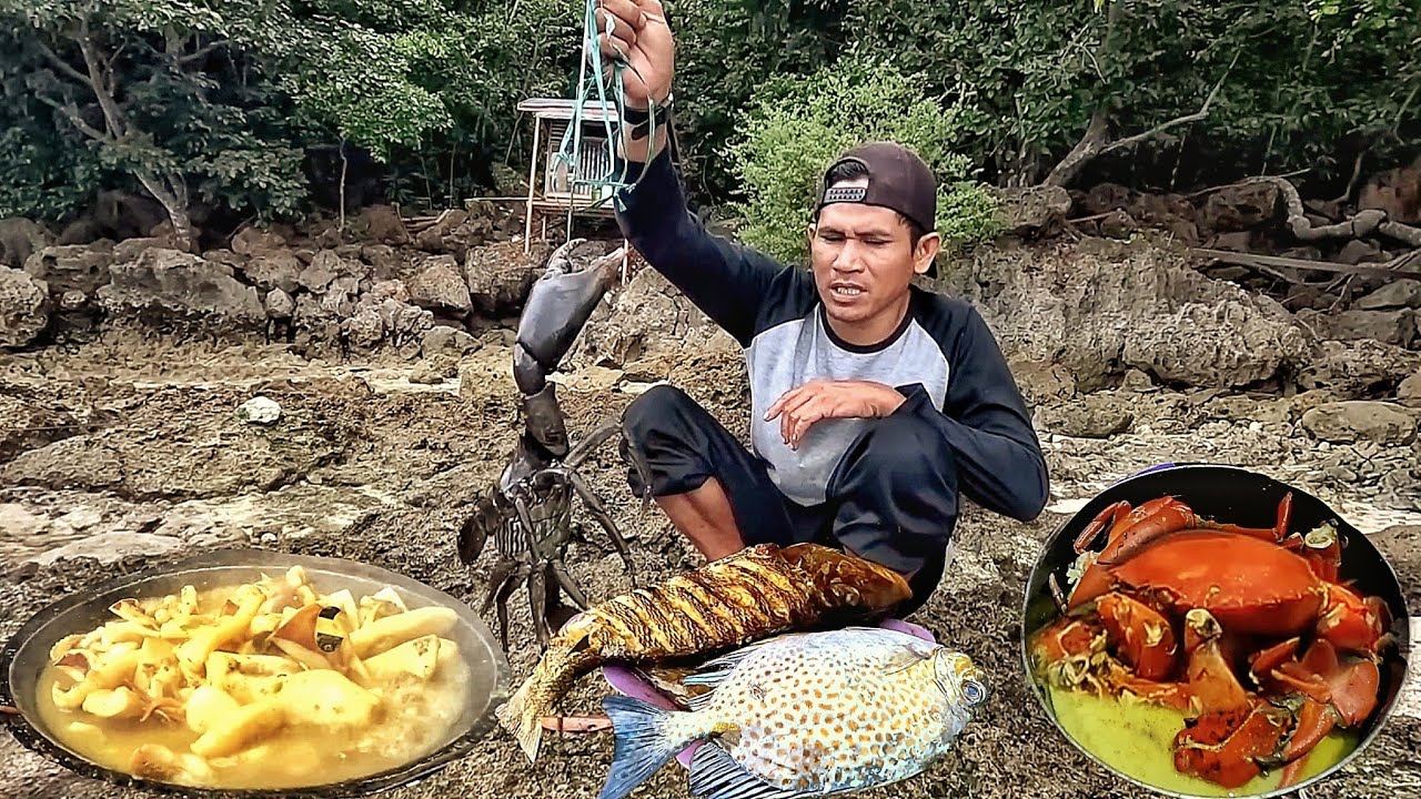 2 hari 2 malam berburu buaya,cumi,ikan,kepiting dan menanam bakau bersama tema teman