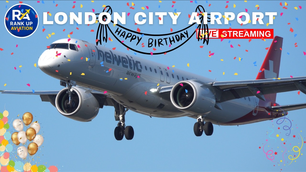 🔴FRIDAY MORNING at London City Airport Plane Spotting | LCY 14/8/26