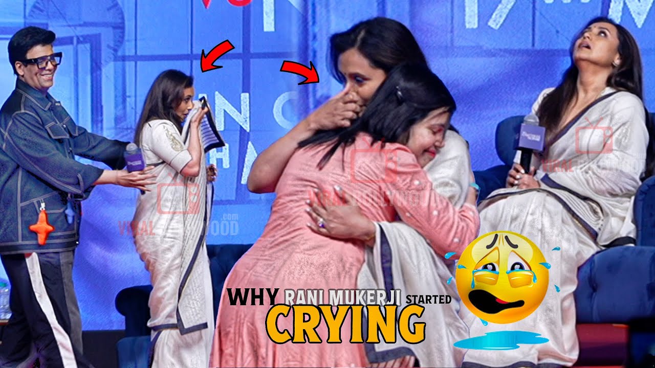 Rani Mukerji got Emotional and Breakdown in TEARS When She Meet Sagarika Chakraborty FIRST TIME