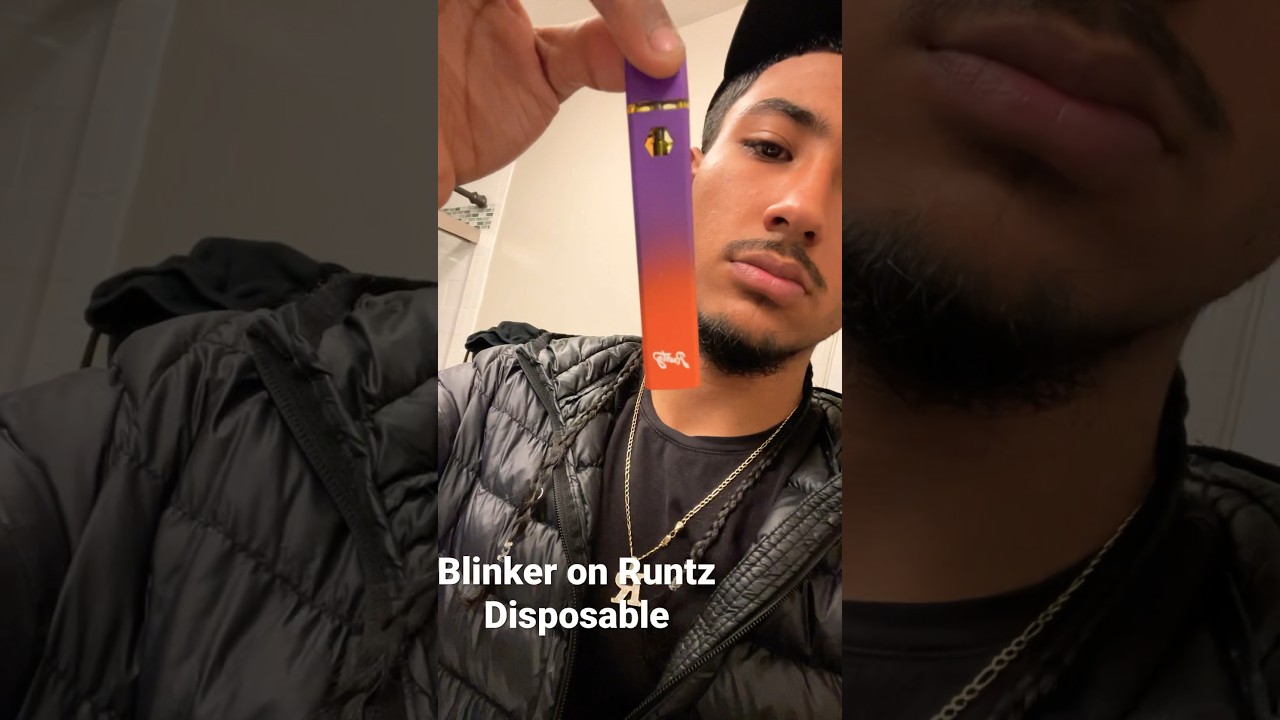 Blinker on Runtz disposable 😮&zwj;💨💨 #viral #xyzbca