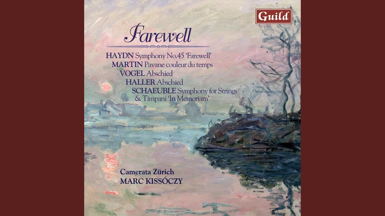 Symphony No. 45 in F-Sharp Minor 'Farewell: II. Adagio