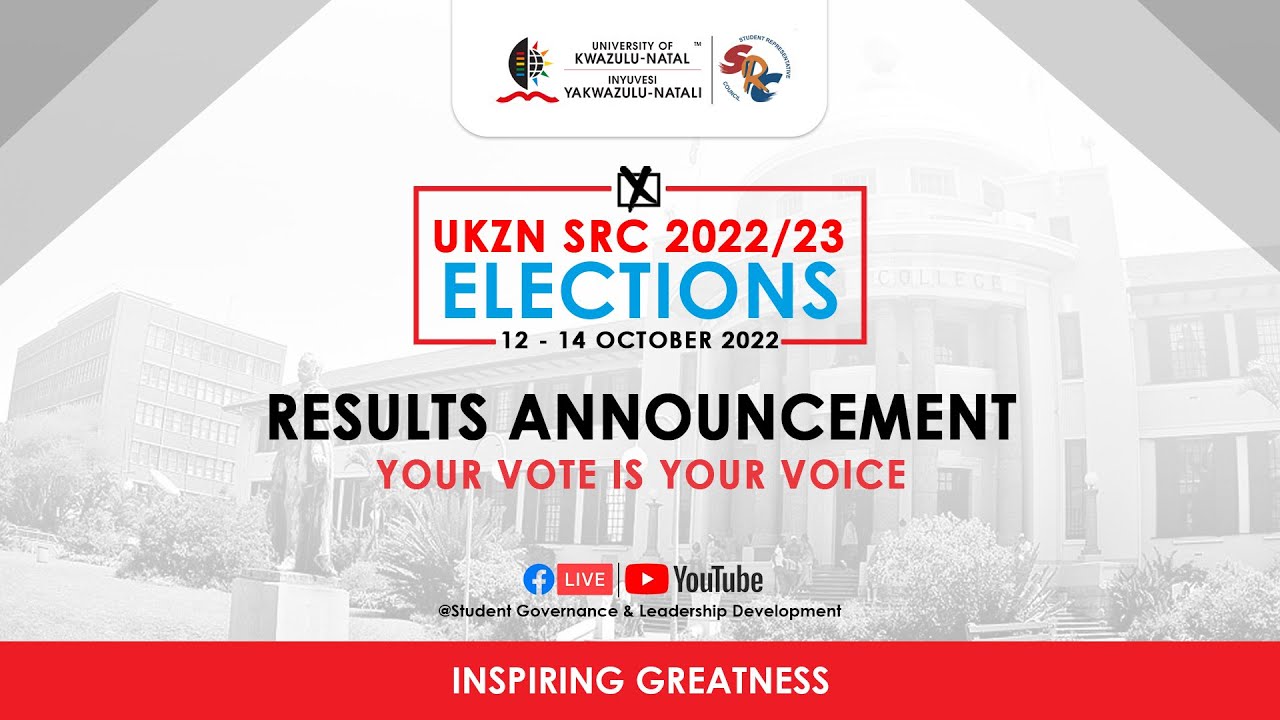 UKZN SRC Elections - Results Announcement