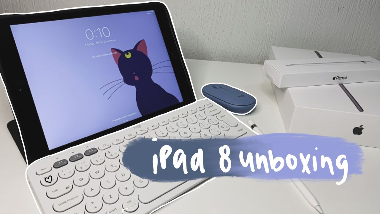 iPad 8 unboxing + accesorios | apple pencil y más 📦❄️