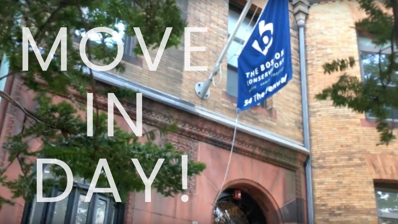 Boston Conservatory FRESHMEN MOVE IN DAY