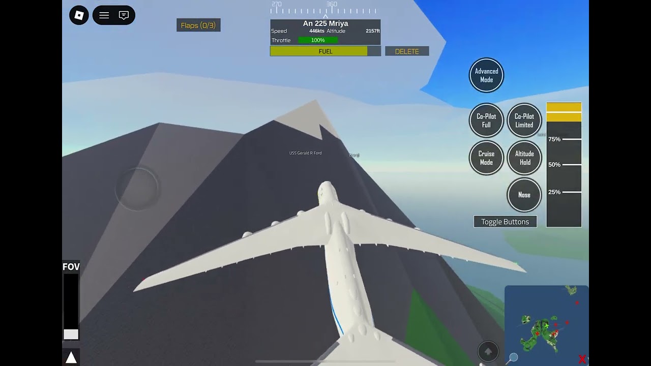 Antonov AN225 Water Landing