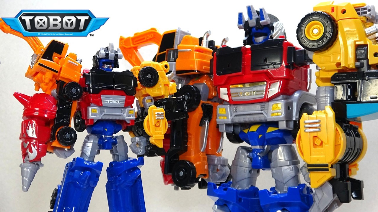 [Even the mini version can transform and combine individually!] Tobot 3-unit combination Heavy Metal