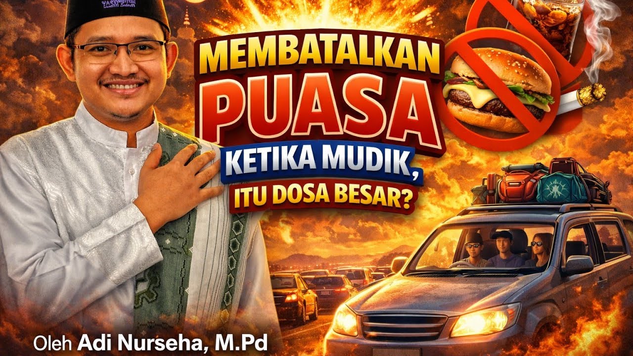 SYARAT MUDIK BOLEH MEMBATALKAN PUASA. MERAIH RUKHSHOH PUASA - ADI NURSEHA, M.Pd
