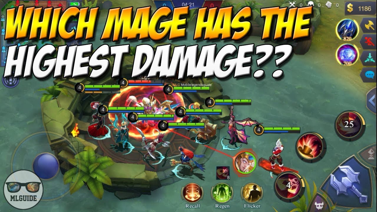 DAMAGE TEST - SEE WHICH MAGE HAS THE HIGHEST DPS - HERO GUIDE MOBILE LEGENDS