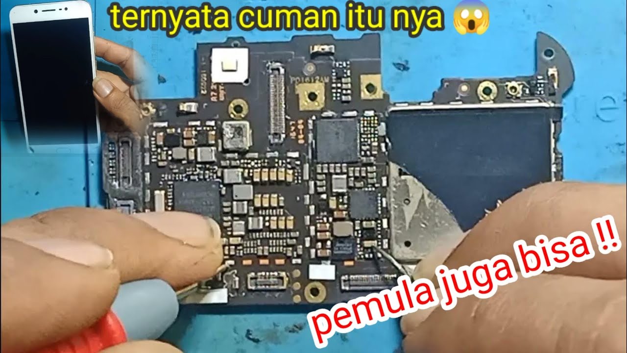 Vivo V5s  mati total short kecil tinggal cungkil done!!